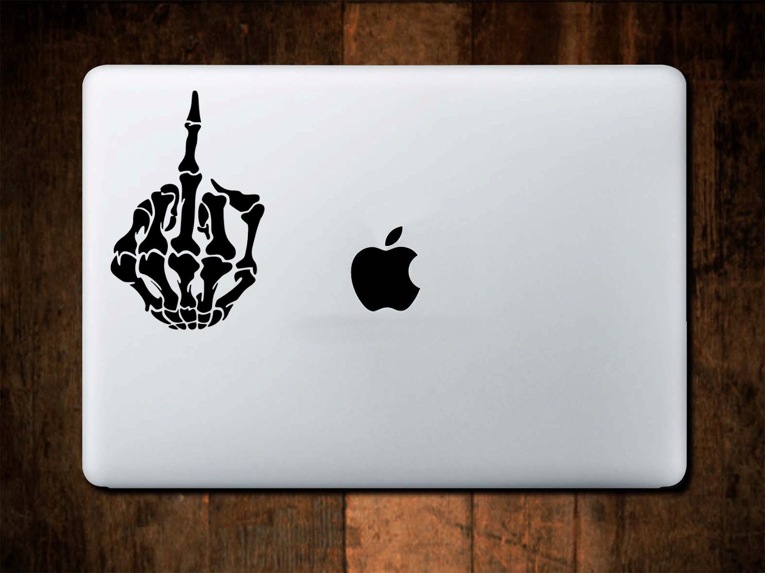 Skeleton Middle Finger Sticker Skeleton Middle Finger Vinyl Decal - Etsy