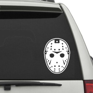 Full Hockey Mask Vinyl Decal