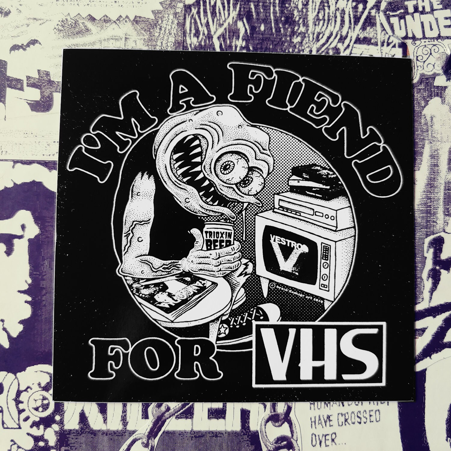 VHS Sticker 2 Pack Etsy