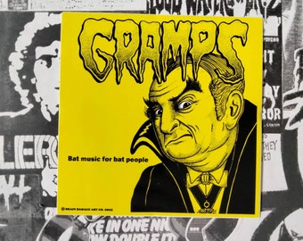 Pegatina de Gramps Horror Punk Mashup