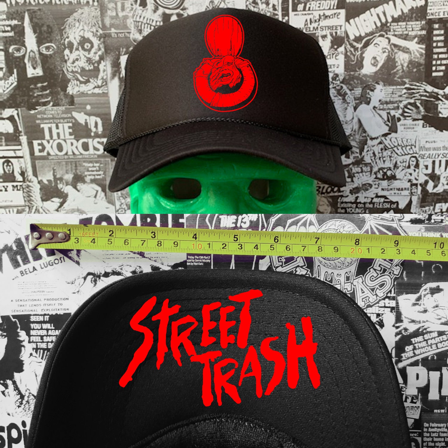 Short bill trucker hat sale