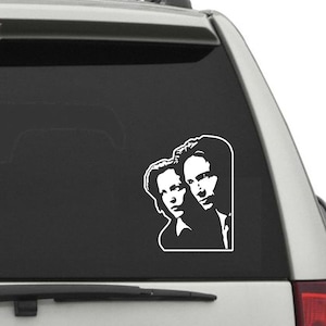Mulder and Scully Vinyl Decal
