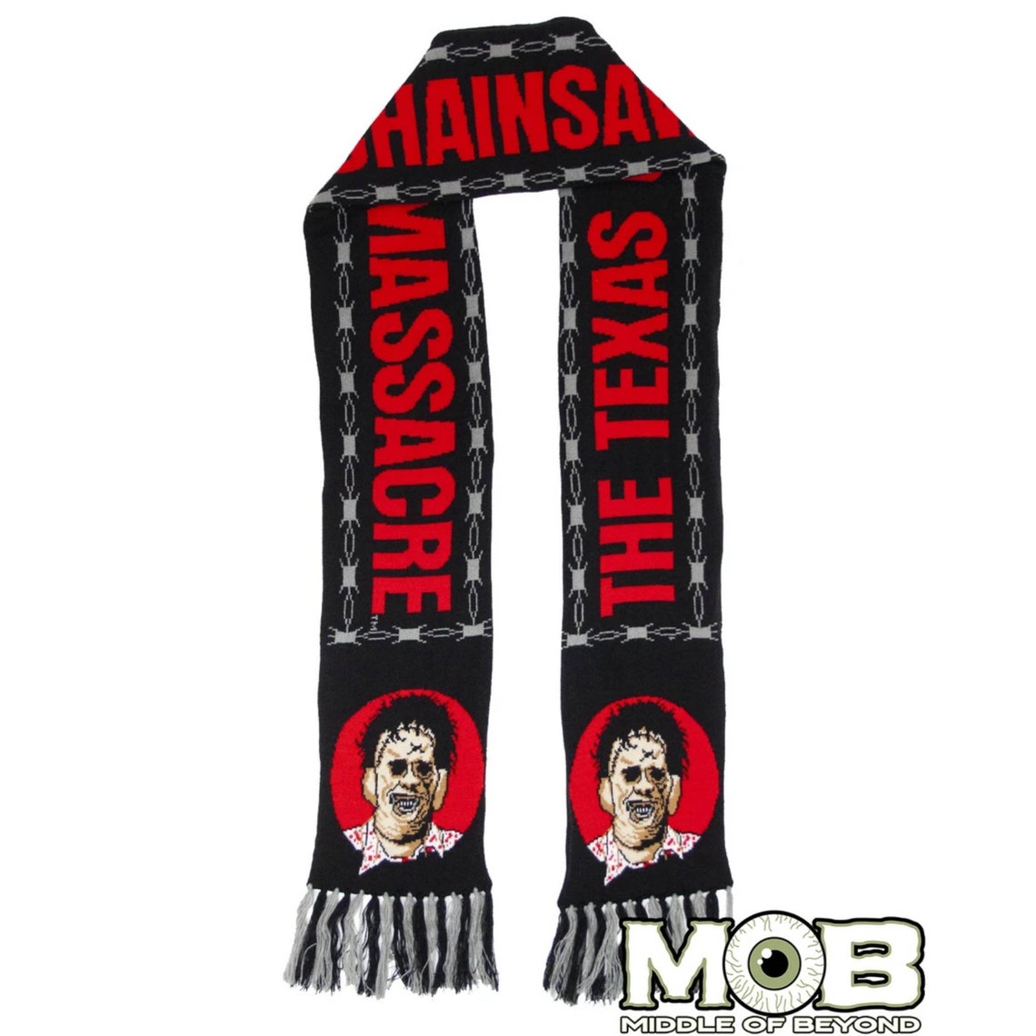 Texas Chainsaw Massacre Knit Scarf Etsy