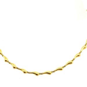 Elsa Peretti Gold Tear Drop Necklace