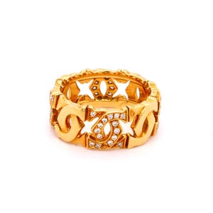 Cartier Diamond Crossed C's Ring