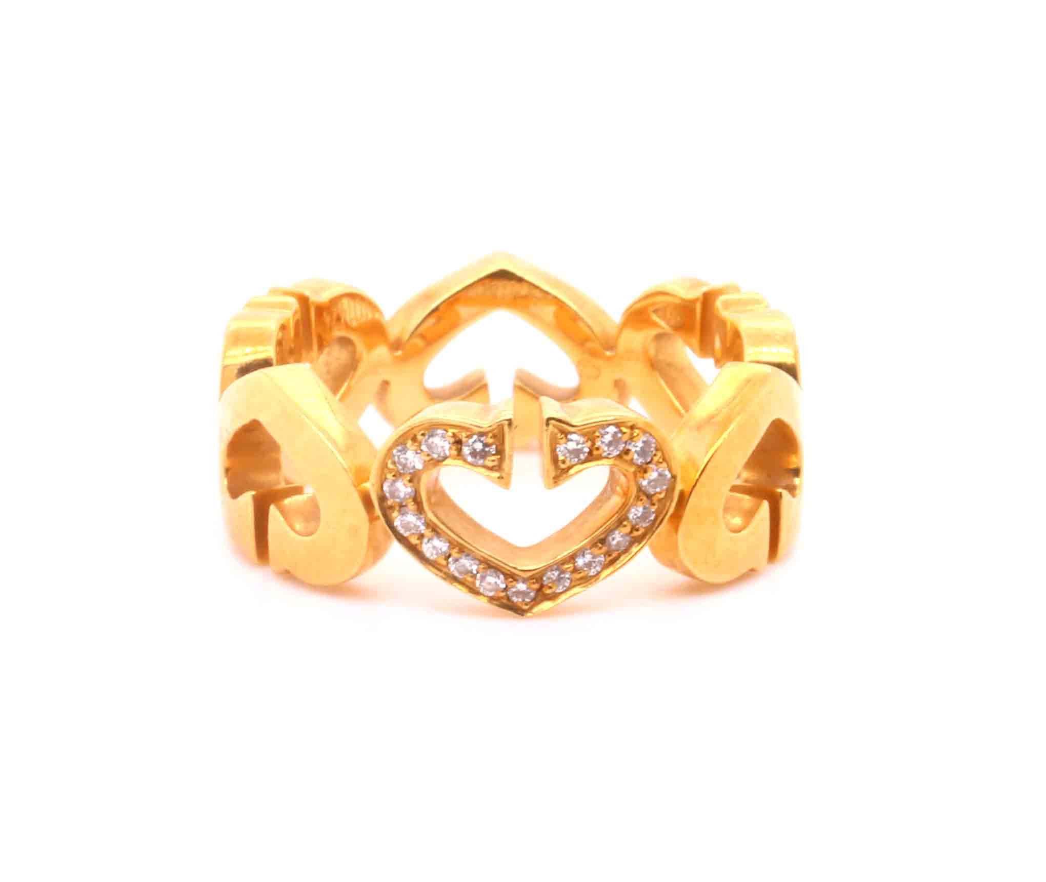Cartier heart ring discount
