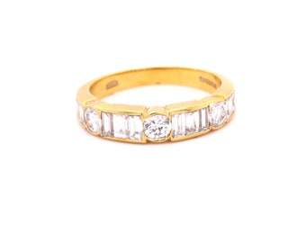 Exclusive Baguette & Brilliant Cut Diamond Ring