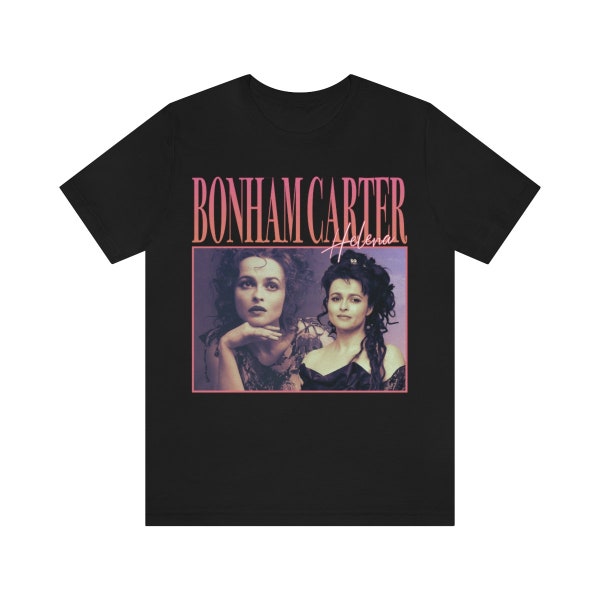 90's Retro style T-shirt Helena Bonham Carter