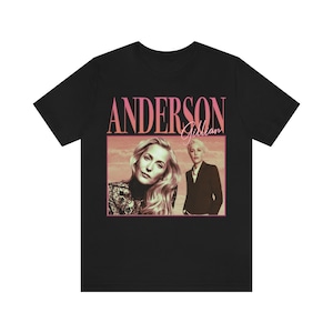 90&#39;s Retro style T-shirt Gillian Anderson