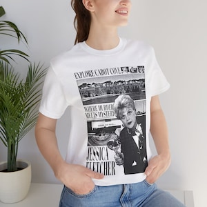 90's Retro style T-shirt Jessica Fletcher, Murder She wrote, Angela Lansbury, Murder Mistery Lover