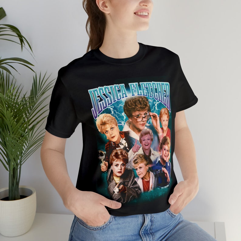 Buy Jessica Fletcher 'I Framed Them' Crop Tee | Murder She Wrote Quote Online in India