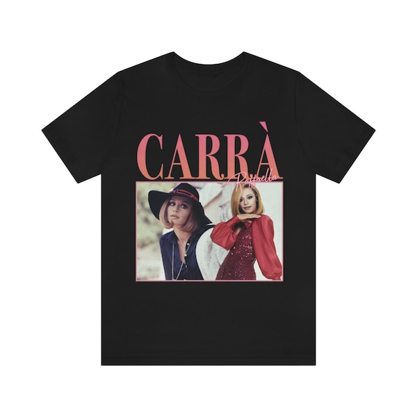 Camiseta estilo retro de los 90 Raffaella Carrà