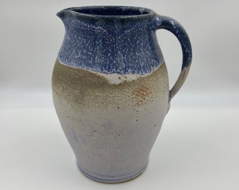 blue pitcher