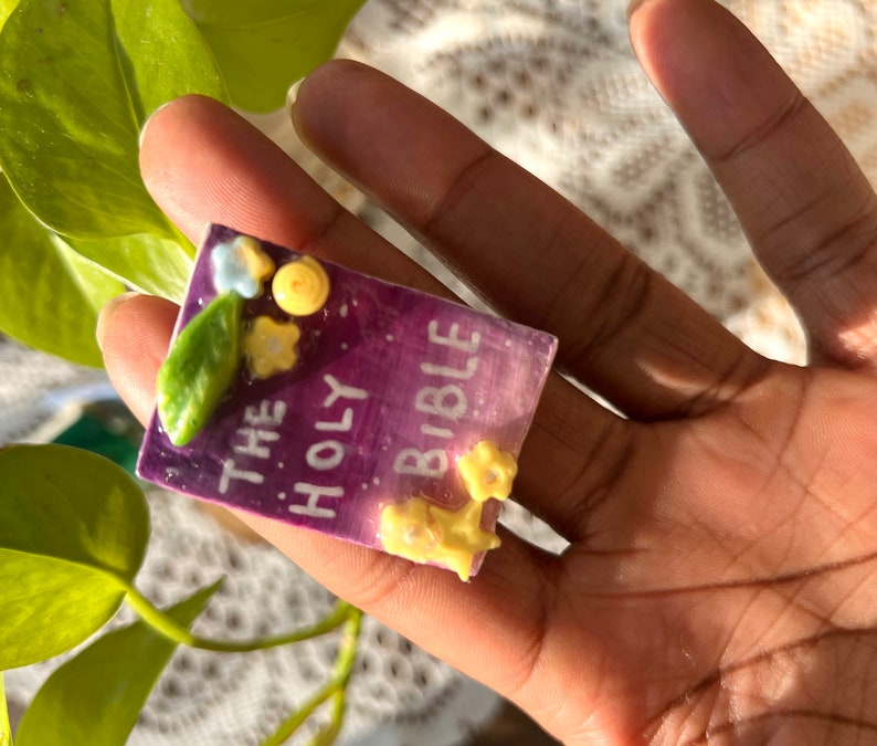 Glossy Handmade Clay or Wood Bible Pins| Christian Pins + Brooches ...