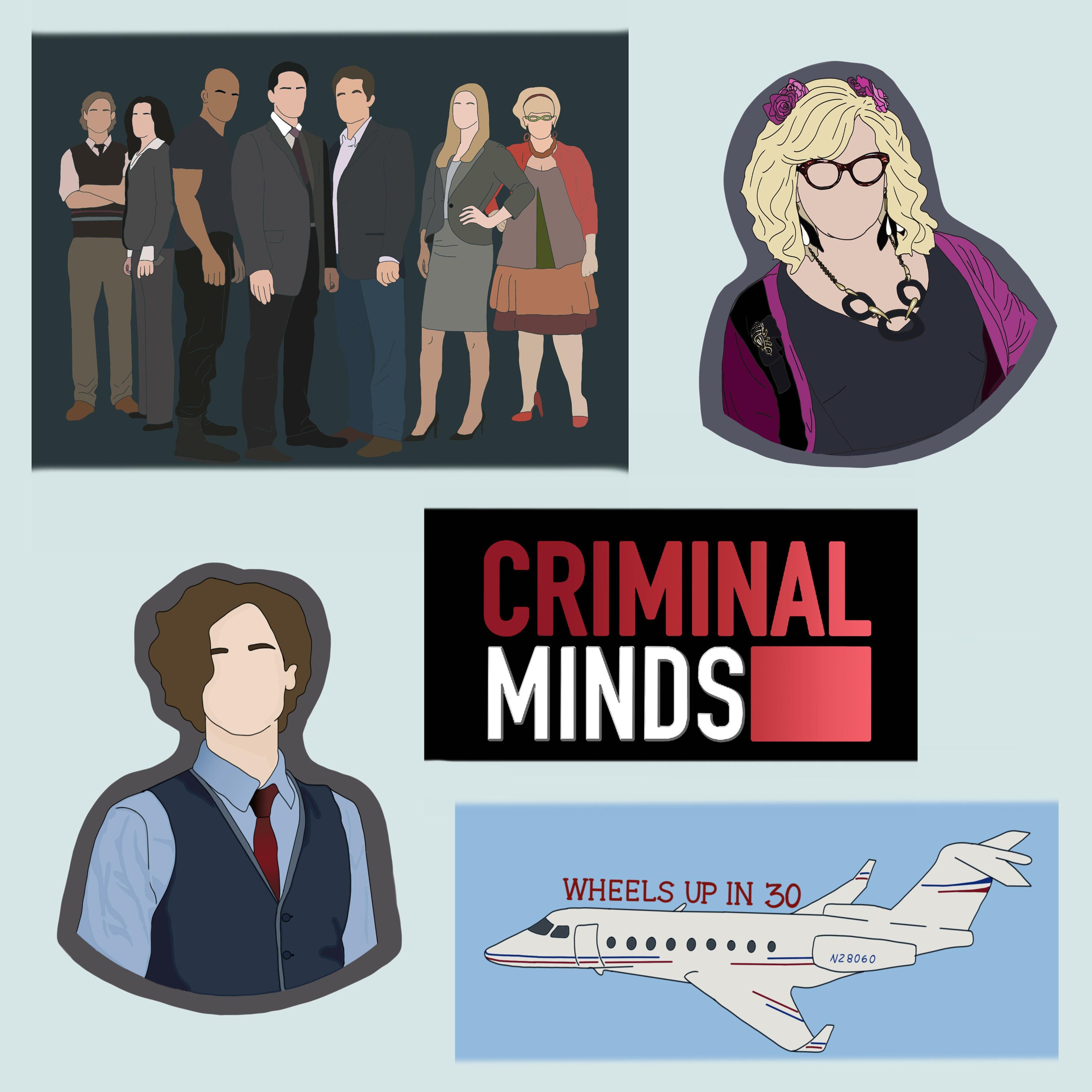 Criminal Minds Waterproof Vinyl Sticker Pack Etsy