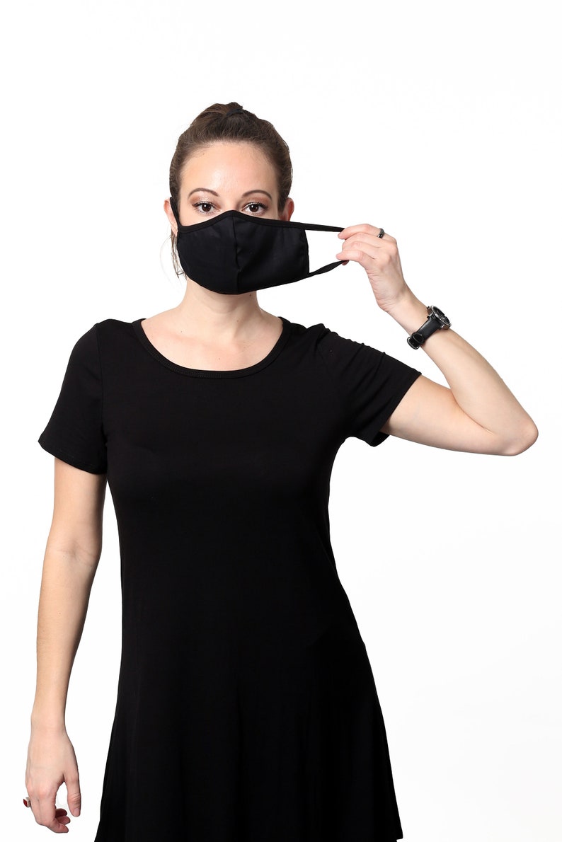 Fabric Face mask Washable and Reusable face mask with cloth Etsy