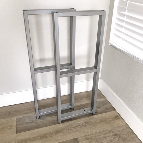Bookshelf Metal Shelf H Shaped Legs Etsy