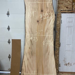 Sycamore live edge slab #23