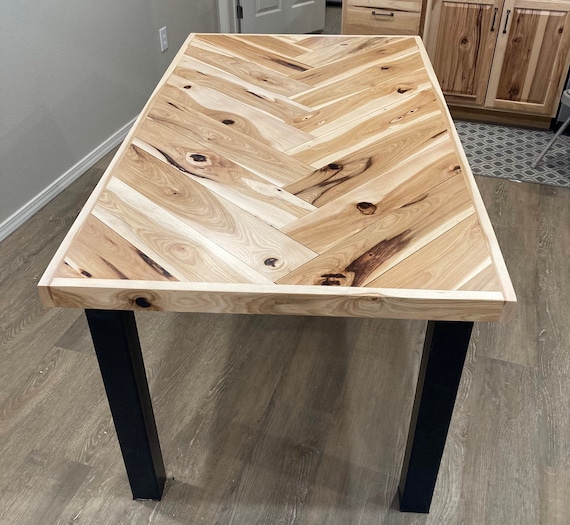 Rustic hickory table deals