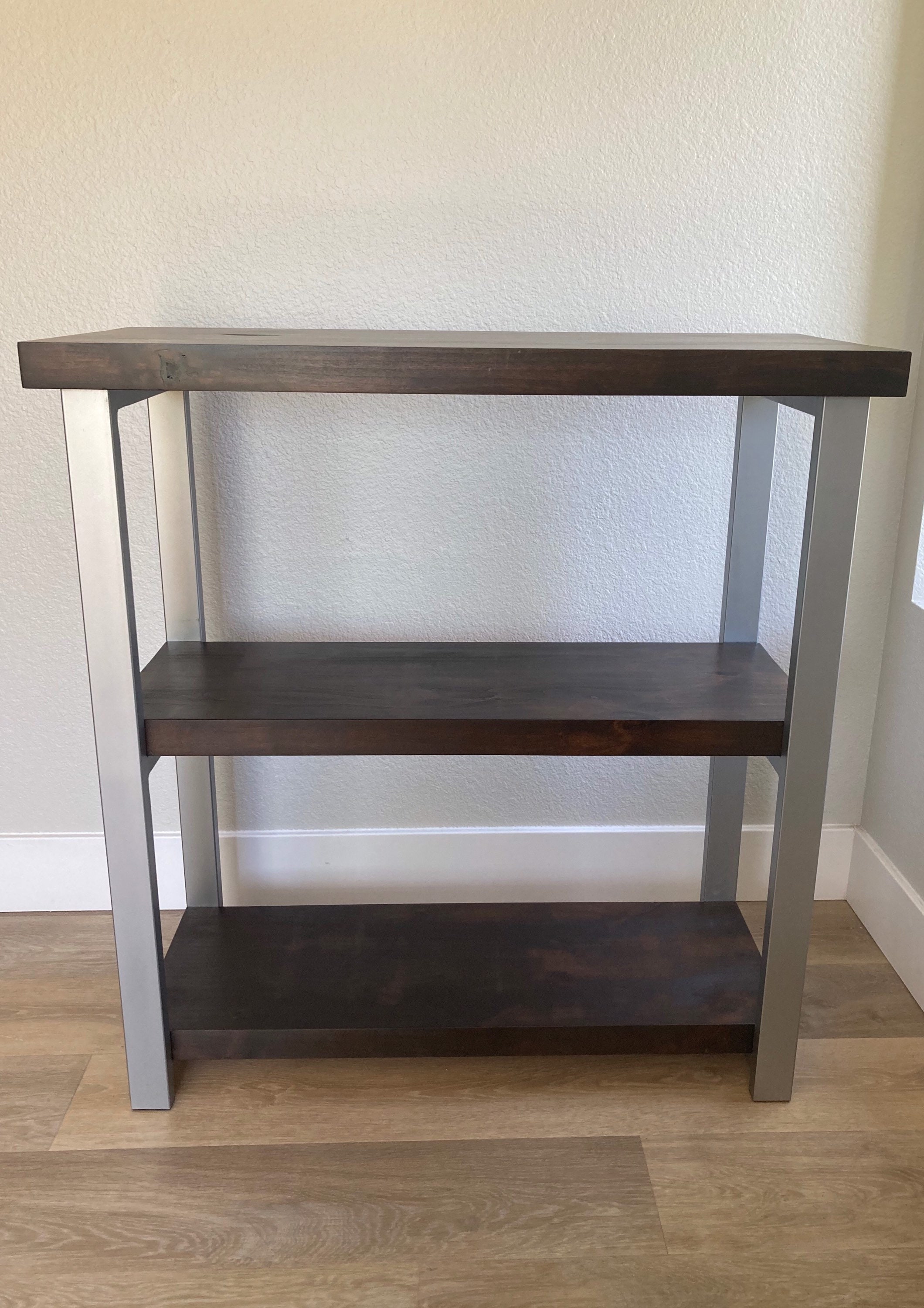 Book Shelf Metal Legs Etsy