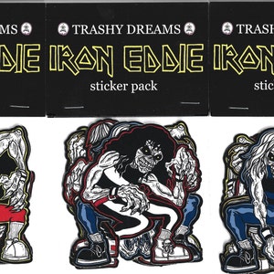IRON EDDIE Iron Maiden sticker pack