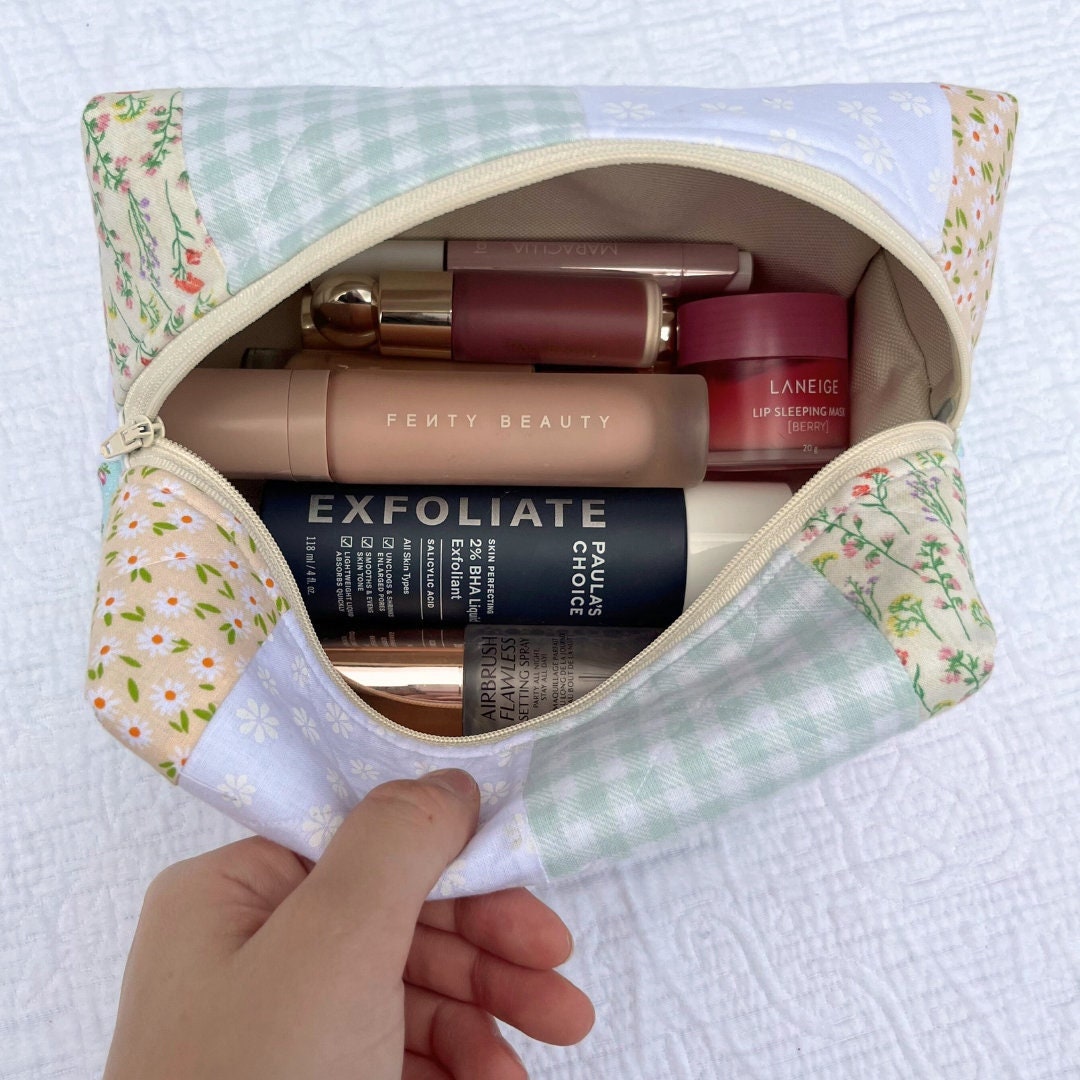 Hold All Make Up Bag - Sunset Gradient (Coral/yellow/orange) main image 1