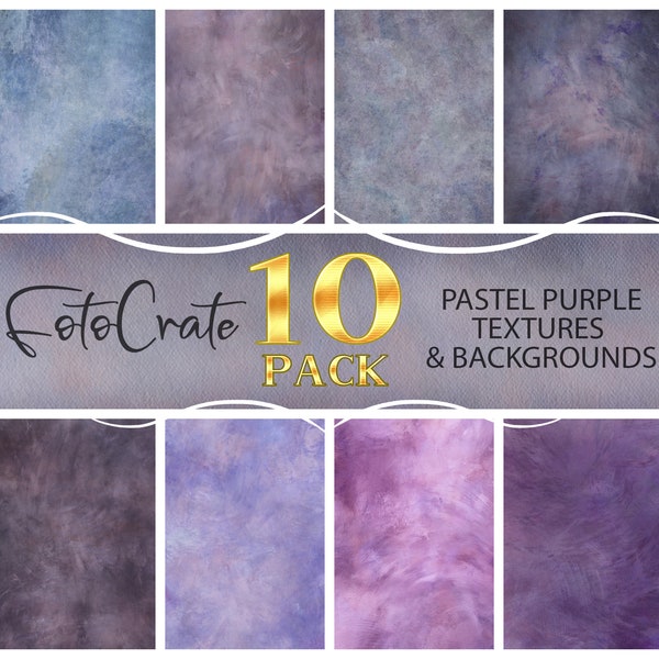 10 Pastel Purple , Digital backgrounds, Old Master backdrop, Digital Texture, Photo Overlay, Texture Overlays, Photoshop OLIFANT,Fine art