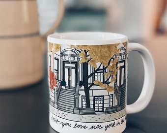 You've Got Mail mug, kathleen kelly and joe fox, nora ephron movie, youve got mail quote gift, fall mug, new york, fall