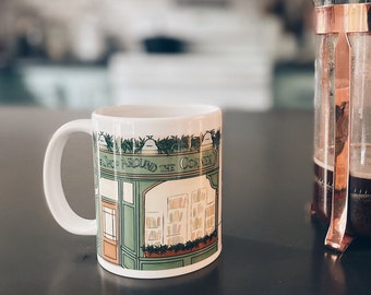 You've Got Mail mug, kathleen kelly and joe fox, nora ephron movie, youve got mail quote gift, shop around the corner