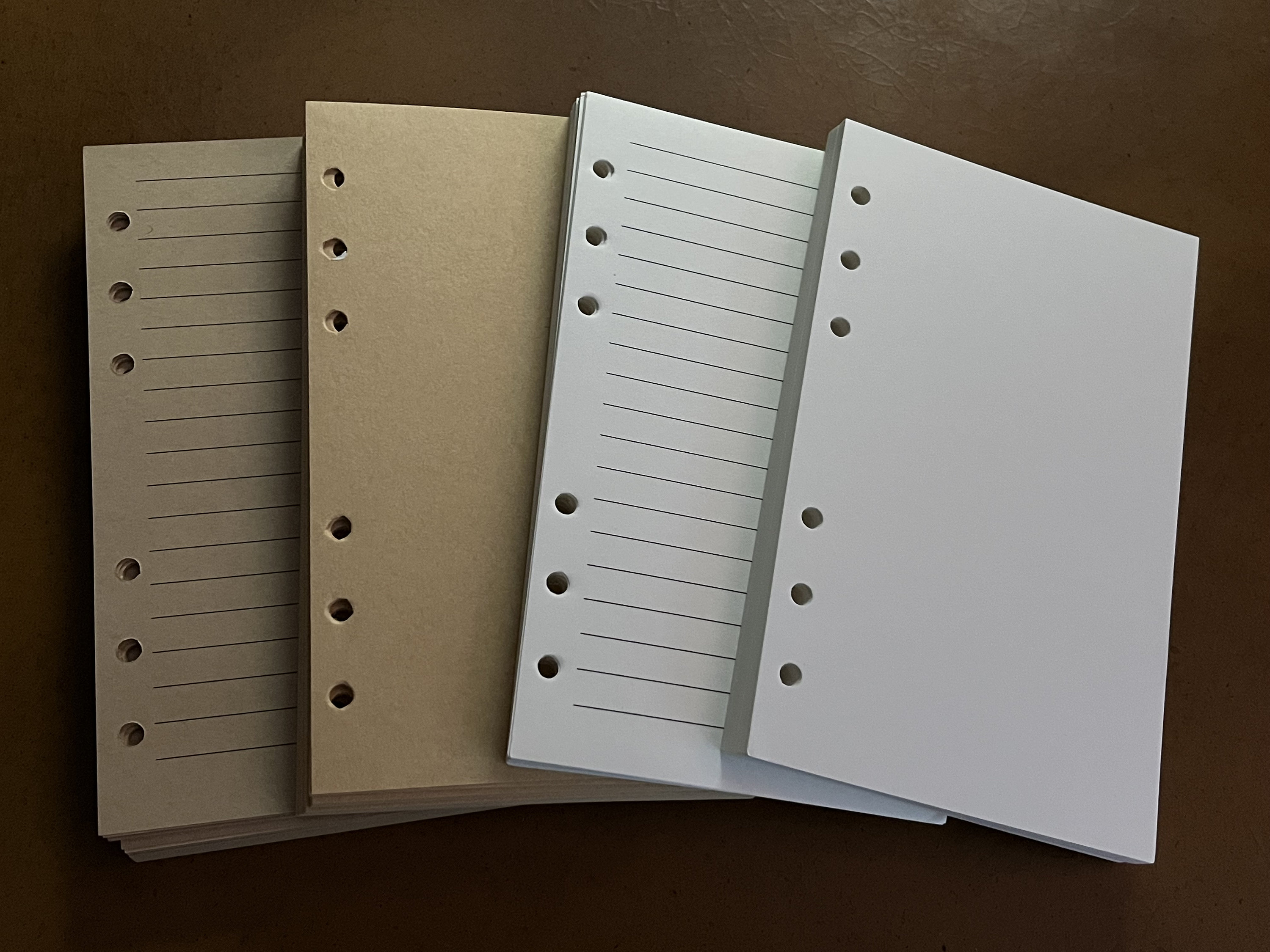 thumbnail interactive-video image 1 of 2 Packs A6 Blank Vintage Refillable Paper, Retro A6 Binder Refills Paper For 6-Ring Binders Planner Traveller Journal Notebook Dairy, Blank Filler Paper, 80 Sheets 160 Pages, Blank 1 of 12