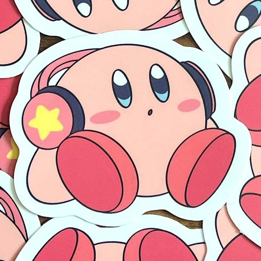 Kirby | Vinyl Sticker - Etsy