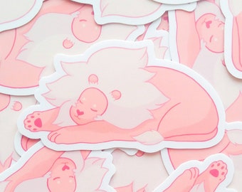 Sleeping Lion | Vinyl Sticker