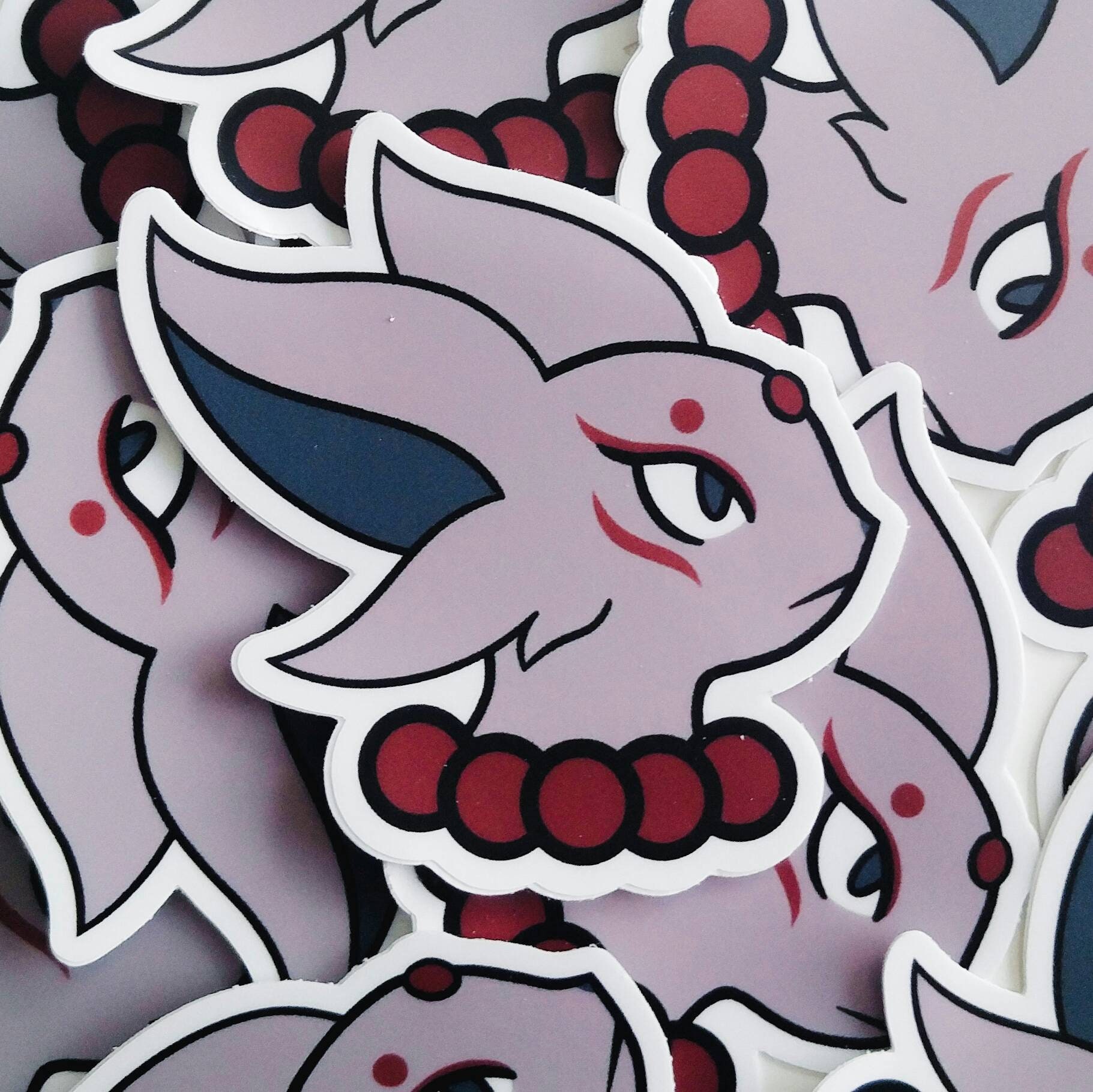 Kyurem, Reshiram, Zekrom - 3 Legendary Vinyl Sticker Set