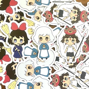 Chibi Studio Ghibli Stickers | Vinyl Sticker