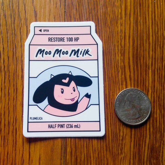 Moo Moo Milk Pokemon Vinyl Sticker 