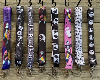 Details about  / Jack Skellington Nightmare Before Christmas Lanyards with Clip Fashion Nqius