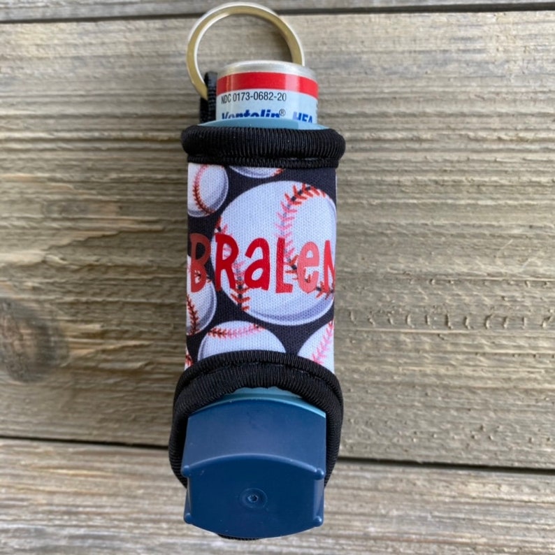 Personalized Keychain Inhaler Holder Etsy