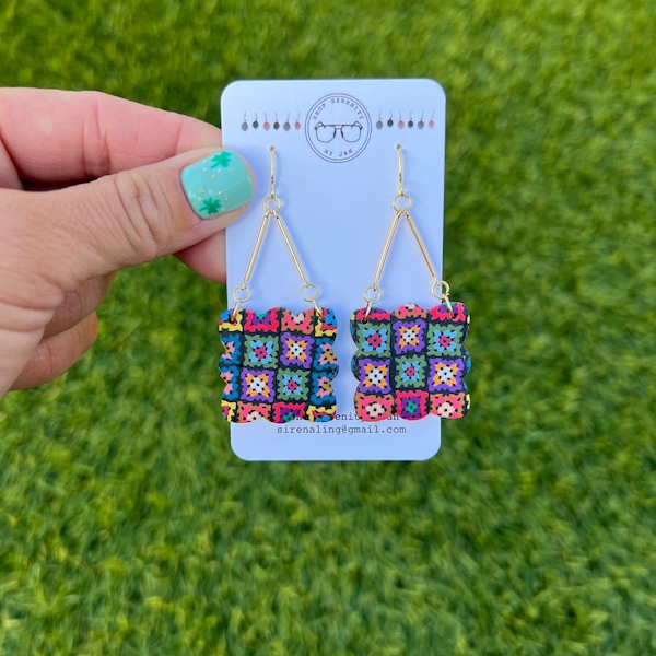 Crochet Earrings - Etsy
