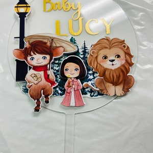 Narnia Cake Topper/ Lucy Cake Topper/ image 2