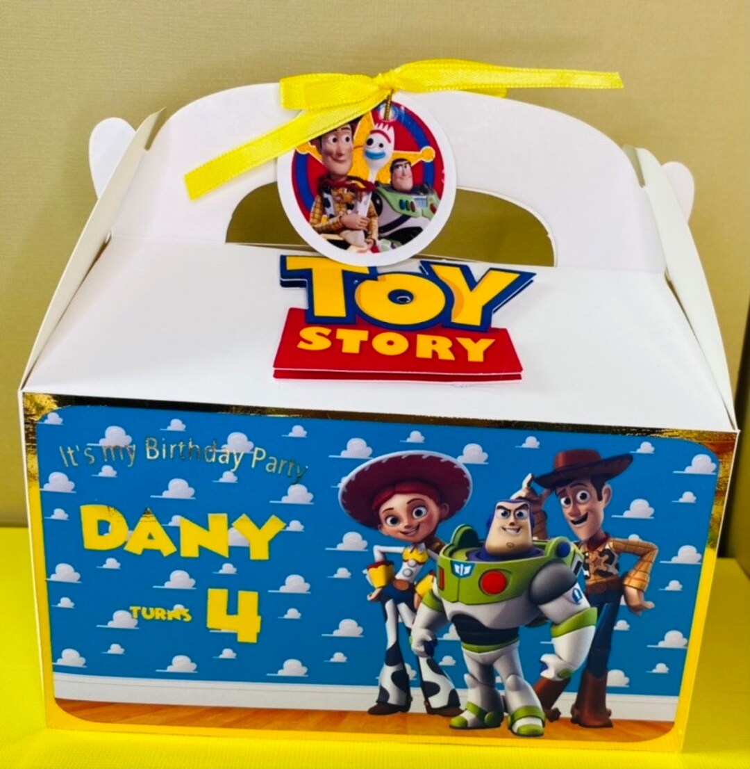 Toy Story Party Favor Box / Custom Party Box / Toy Story Gable Box