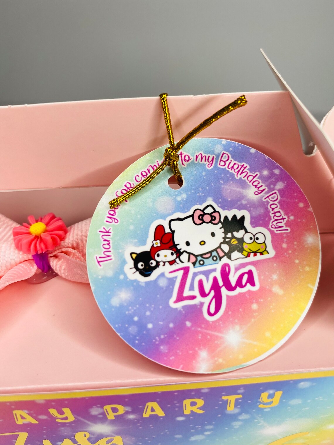 Hello Kitty Party Favor Box / Custom Party Box / Hello Kitty Etsy