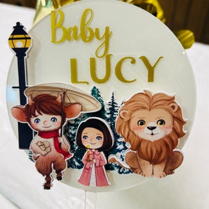 Narnia Cake Topper/ Lucy Cake Topper/ image 1