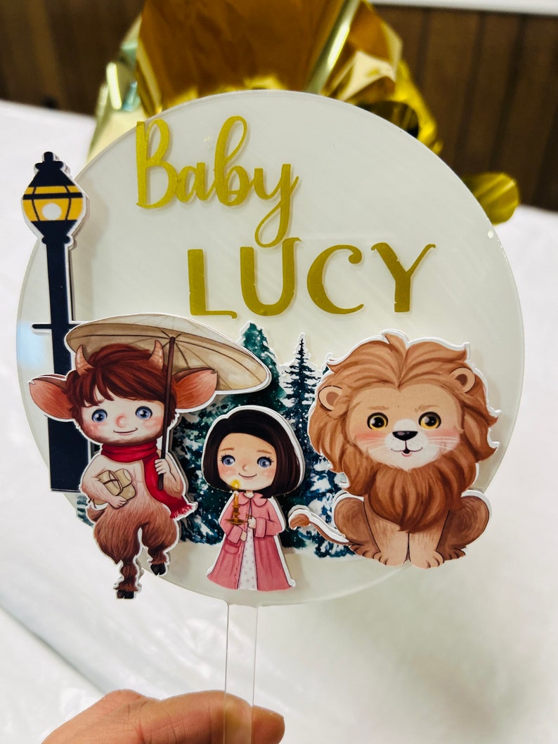 Narnia Cake Topper/ Lucy Cake Topper/ image 1