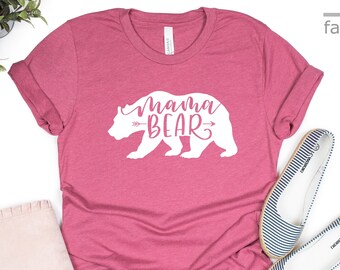 Mama Bear Shirt | Mother's Day Shirt |  Mom Shirt | Mom Life | Unisex Shirts  | Gift Tees