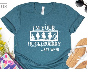 Ich bin Dein Huckleberry Shirt | T-Shirts vom Landejunge | Landhaus Mädchen Shirt | Geschenk Tees
