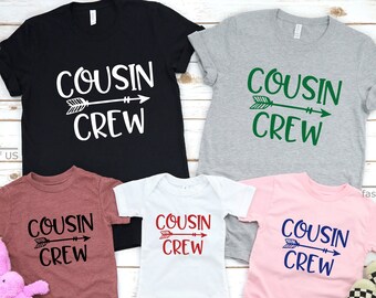 Cousin Crew Matching Family Shirts | Reunion Family Shirt | Gift Tees