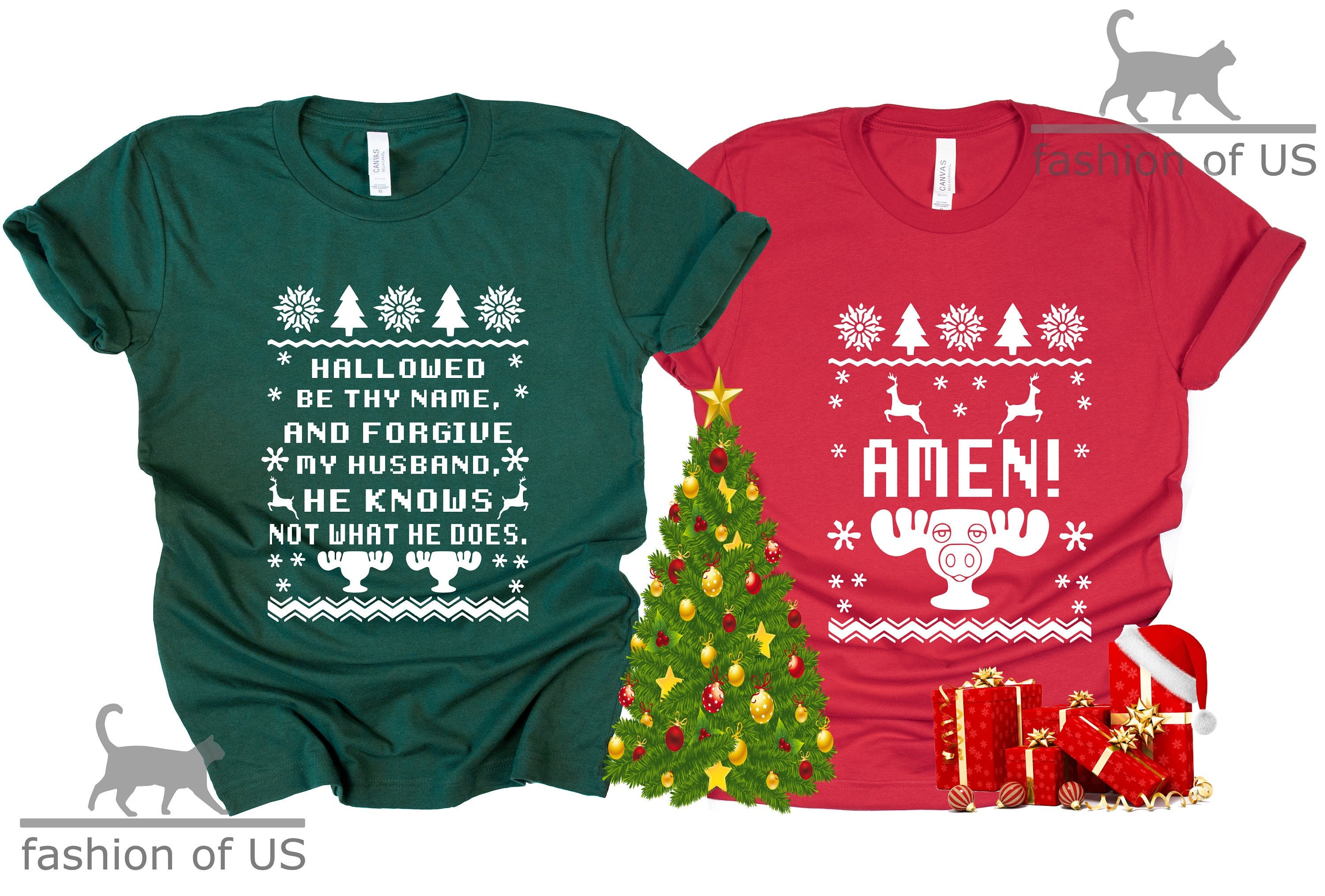 Holiday Shirtさん専用 Hallowed Be Thy Name and Forgive My Husband He Knows Not What He