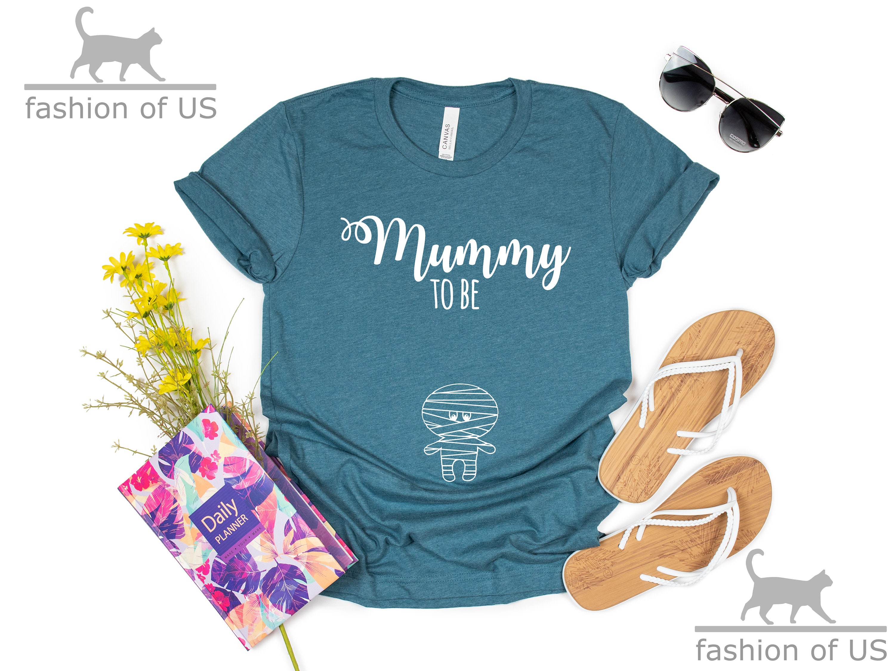 Discover Mummy To Be Shirt | Pregnancy Announcement Shirt | Pregnancy Reveal Shirt | Funny Shirt | Halloween Shirt | Gift Tees