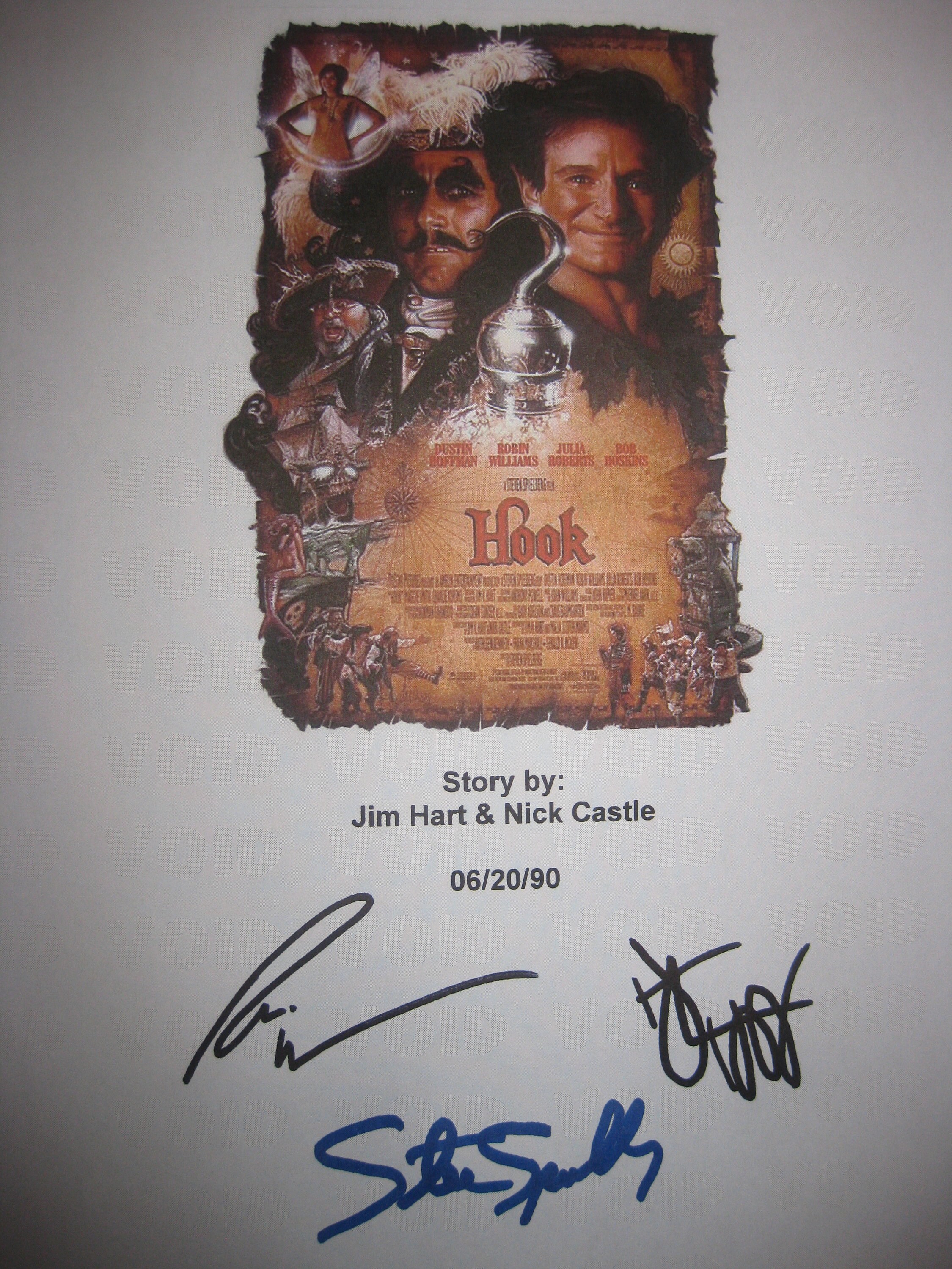 Hook Signed Movie Film Script Screenplay Autographs Robin Etsy Hook Signed Movie Film Script Screenplay Autographs Robin Etsy