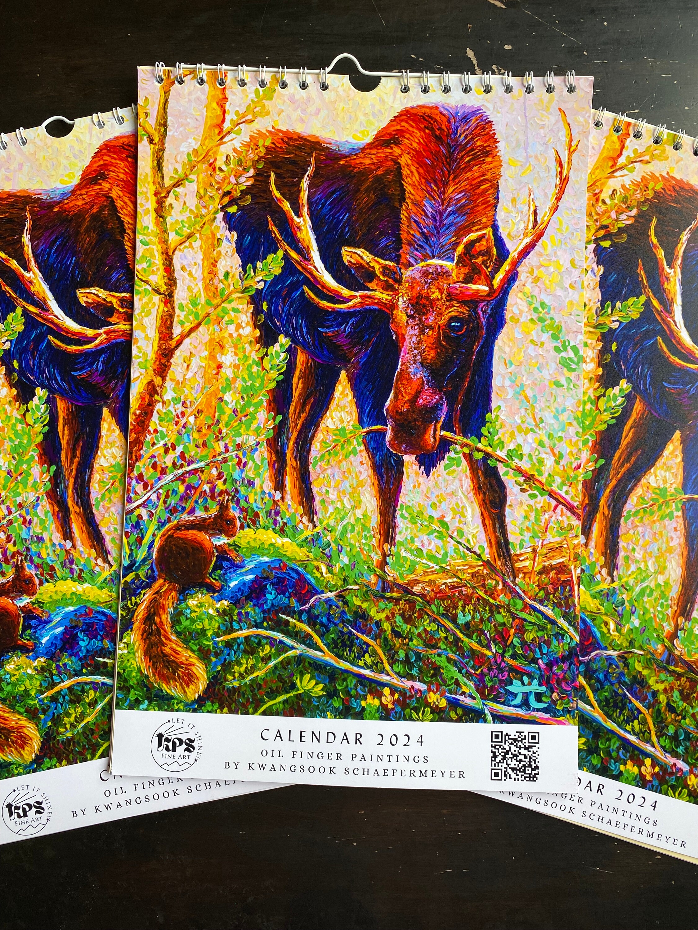 Wall Calendar 2024 Art L Calendar 2024 One of A Kind Wildlife Painting  Calendar for You L 14 Months Gift Mini Calendars - Etsy